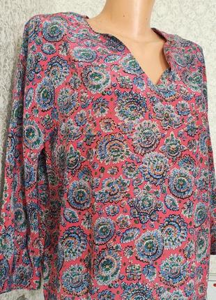 Caroll блуза шелковая рубшка цветочный принт рубашка шелковая франция5 фото