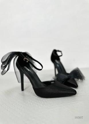 Жіночі туфлі з бантами1 фото