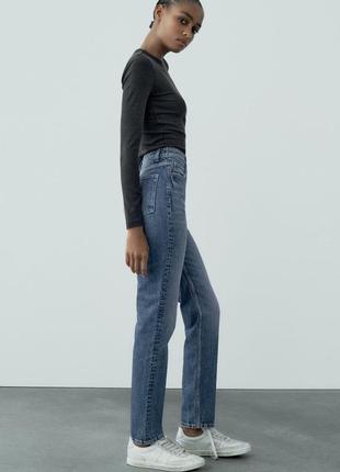 Джинси zara comfort mom fit2 фото