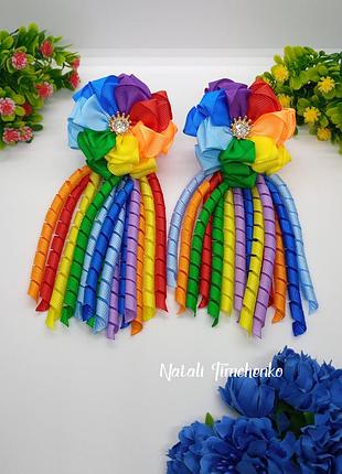 Радужные бантики/ радуга