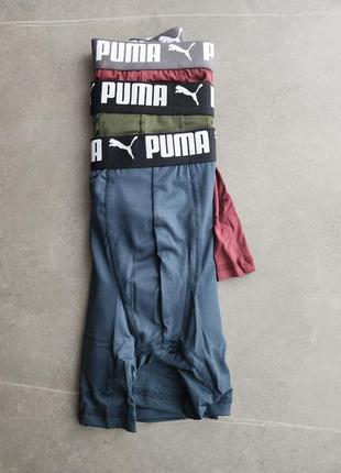 Чоловічі труси puma boxer brief athletic fit 859704 02 (3шт) боксери5 фото