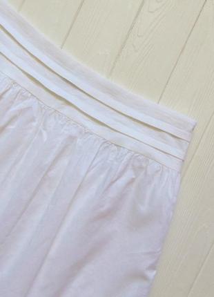 C&a. размер s. лёгкая белоснежная юбка для девушки7 фото