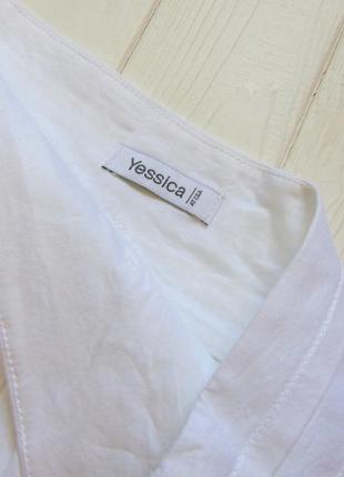 C&a. размер s. лёгкая белоснежная юбка для девушки5 фото