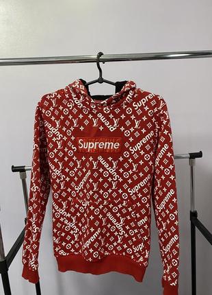 Худи supreme&amp;louis vuitton