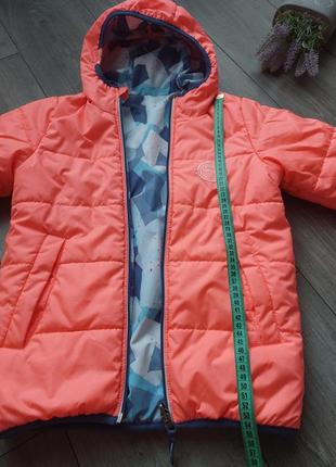 Двусторонняя лыжная куртка на 8 лет3 фото