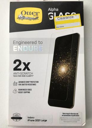 Защитное стекло противоударное otterbox alpha glass 77-86340 2x для iphone 14/13/13 pro (6.1")