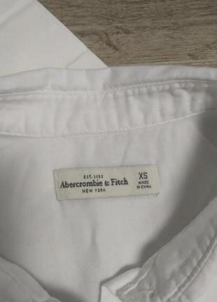 Белая рубашка abercrombie &amp; fitch4 фото