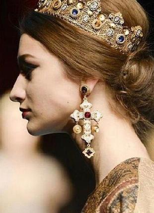 Сережки dolce gabbana2 фото