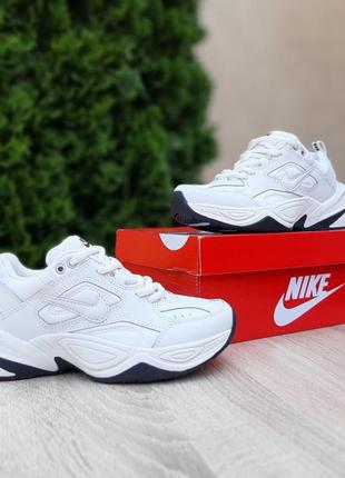 Женские кроссовки nike m2k tekno cream найк кремового цвета3 фото