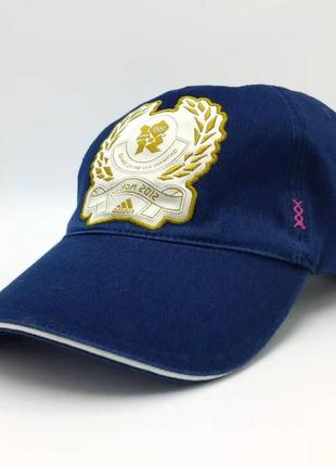 Оригинальная новая синяя кепка бейсболка adidas london olympics 2012 trucker hat patch cap sports