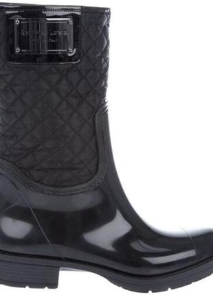 Жіночі чорні гумові чоботи gianmarco lorenzi розмір 40-411 фото