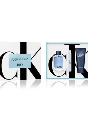 Новий набір парфумів calvin klein (ck defy набір парфумів 100 мл) з американками2 фото