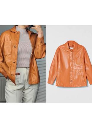 Оранжевая куртка женская berska кожаная куртка оверсайз куртка пиджак женская куртка рубашка