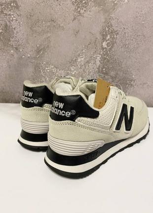 Стильные женские замшевые кроссовки, 🤍new balance, натуральная замша4 фото