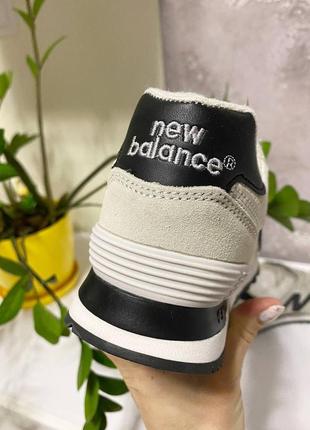 Стильные женские замшевые кроссовки, 🤍new balance, натуральная замша9 фото