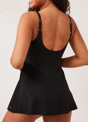Шикарный слитный черный купальник платье f&amp;f 💝🌷💝3 фото