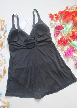 Шикарный слитный черный купальник платье f&amp;f 💝🌷💝4 фото