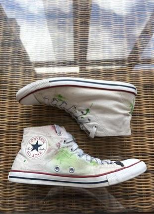 Кеди converse all star slim високі оригінальні білі