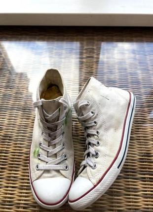 Кеды converse all star slim высокие оригинальные белые2 фото