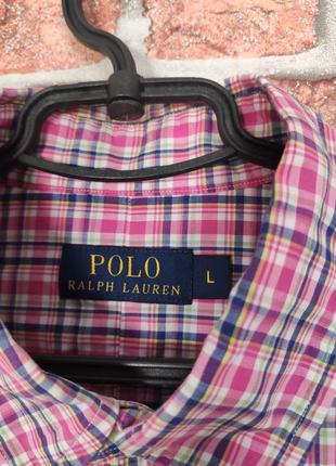 Рубашка в клетку polo ralph lauren4 фото