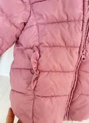 Тепла куртка на дівчинку, весняна куртка, демісезонна куртка4 фото