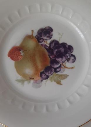 Винтажные фарфоровые (фарфоровые) тарелки мануфактуры  графk bavaria western germany нитеньки