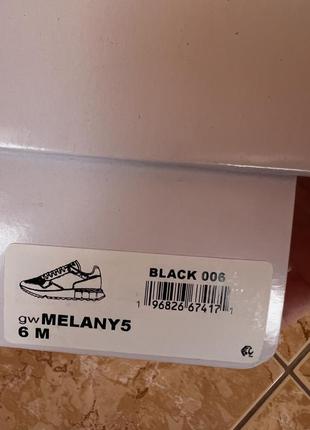 Женские кроссовки guess black melany logo sneakers оригинал4 фото