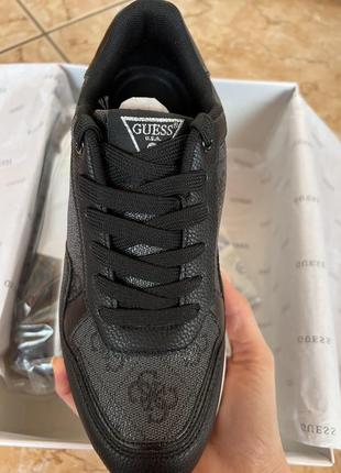 Женские кроссовки guess black melany logo sneakers оригинал5 фото