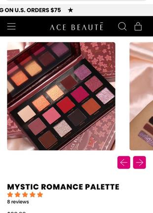 Палетка теней ace beauté mystic romance eyeshadow palette