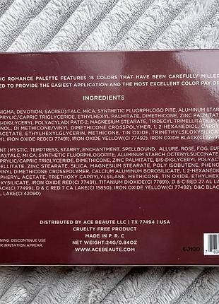 Палетка теней ace beauté mystic romance eyeshadow palette