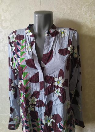 Шелковая блуза р.м hezer3 фото