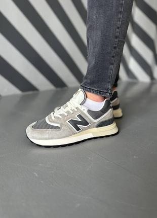 Кроссовки new balance 574 legacy grey beige