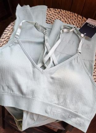 Костюм/лосіни/рубчик/новий/rikki hype/бірки/зал/світлий/олива8 фото