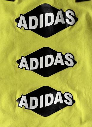 Яскравий жовтий шопер adidas оригінал з лого2 фото