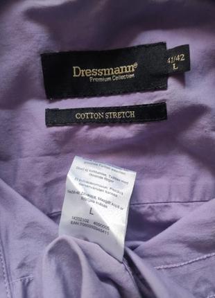 Сорочка dressmann лавандова р.l 10