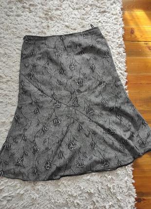 Жаккардовая юбка в цветочный принт 18 р от tu4 фото