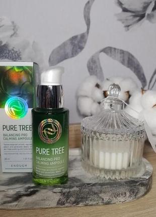 Сироватка з екстрактом чайного дерева заспокійлива enough pure tree balancing pro calming ampoule