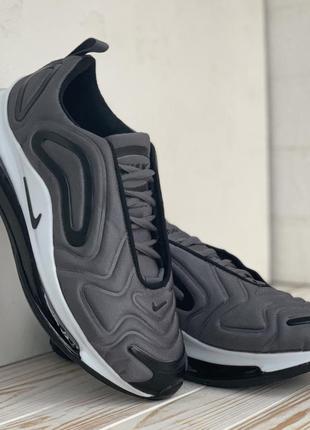 Розпродаж! nike air max 720 сірі кросівки чоловічі текстильні легкі весняні осінні демісезонні відмінна якість низькі найк аір макс з балоном6 фото