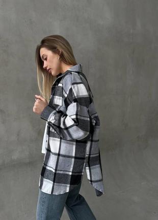 Базовая фланелевая рубашка в клетку