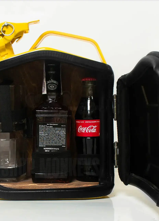 Каністра-бар на подарунок автомобілісту на 5л. "vw" жовтий