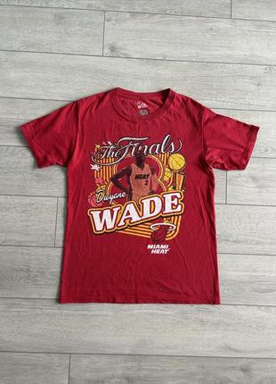 Мерч vintage nba basketball shirt tee miami heat dwyane wade футболка