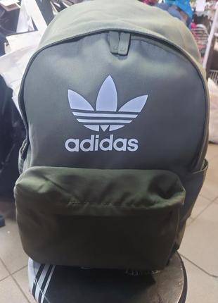 Рюкзак унисекс adidas adicolor зеленый