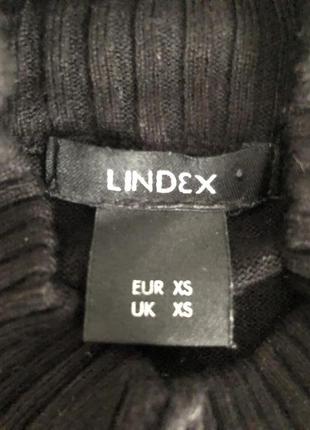 Стильное черное платье -  гольф  бочонок от lindex, размер  xs (s-м)5 фото