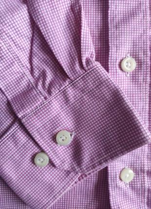 Рубашка dressmann розовая р.xl (43-44)  two ply cotton8 фото