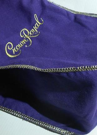 Оригинальная сумка для виски crown royal purple deluxe bag