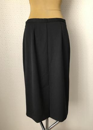 Черная классическая юбка карандаш от дорогого бренда elena miro, размер 41, нем 44, укр 50-52-546 фото