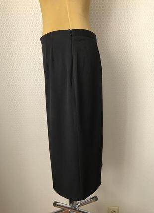 Черная классическая юбка карандаш от дорогого бренда elena miro, размер 41, нем 44, укр 50-52-544 фото