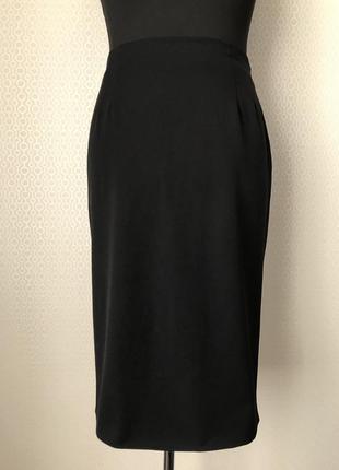 Черная классическая юбка карандаш от дорогого бренда elena miro, размер 41, нем 44, укр 50-52-541 фото