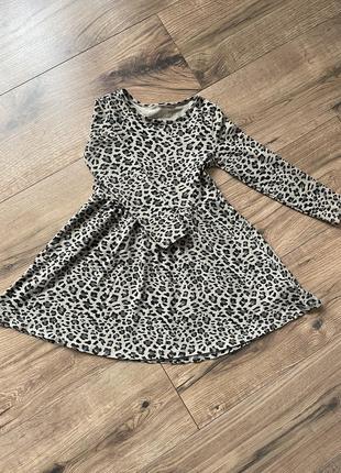 Плаття лео принт
