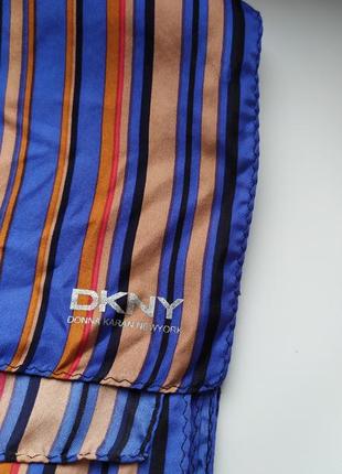 Полосатий тонкий шарфик donna karan полосатий тонкий шарфик dkny